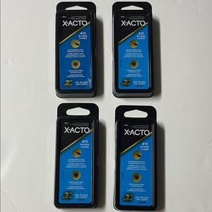 Four X-ACTO #11 BLADES XZ611/ Z series/ 100 blades